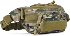 AMHEH camo front view showing compartments and quick access benefits