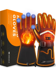 AMZYXH front view of heated gloves showing design and warmth benefit