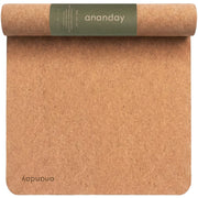 ANANDAY front view of cork mat showing clean minimalist design and stable grip