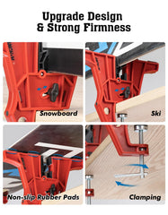 ANCHOM board in horizontal position for waxing and scraping with even support