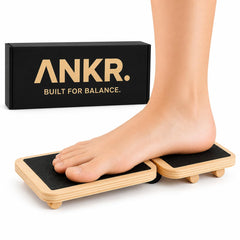 Ankr ankle balance board front view showing stable platform and grip