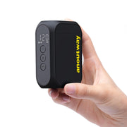 anoutway front view of AT1 Max showing compact design and portability benefit
