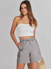 ANRABESS back pocket and elastic waistband with working drawstring benefit