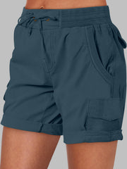 ANRABESS side pocket detail highlighting deep secure storage benefit