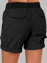 ANRABESS elastic waistband and working drawstring close-up for custom fit