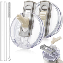 ANTAND front view cream lid on Stanley 40oz showing fit and convenience