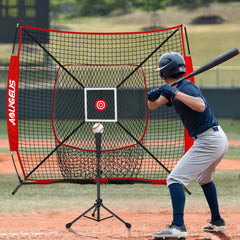 AOLIGEIJS close-up of 7-ply knotless polyester netting highlighting durability and ball protection