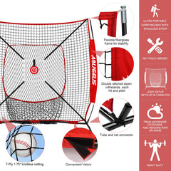 AOLIGEIJS close-up of 7-ply knotless netting illustrating durable impact resistance