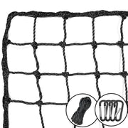 AOLIGEIJS front view backstop net showing full coverage and protection