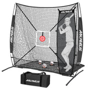 AOLIGEIJS front view of 6x6 net showing quick setup benefit