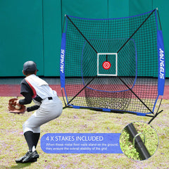 AOLIGEIJS strike zone attached to net demonstrating focused accuracy training