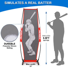 AOLIGEIJS strike zone closeup highlighting adjustable panels for precision practice