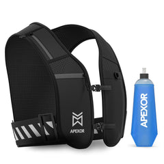 APEXOR front view of vest showing pockets and fit, for secure storage