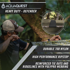 AquaQuest taped seam detail demonstrating waterproof protection and leak prevention