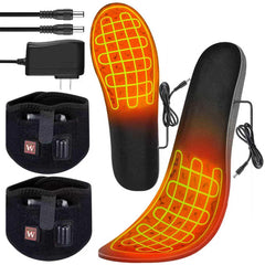 AQveriG front packaging with heated insoles visible and clear benefits