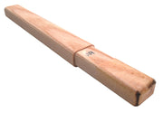 A&R Sports junior wooden butt end front view showing fit and added reach