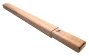 A&R Sports wooden butt end front view showing natural ash and clean finish, durable feel