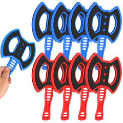ARCUAT front view of the 8-piece axes set showing safe colorful design and portability