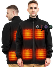 ARRIS front view fleece jacket showing sleek design and immediate warmth benefit