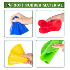 Aryjmz close-up of textured rubber underside providing non-slip stability
