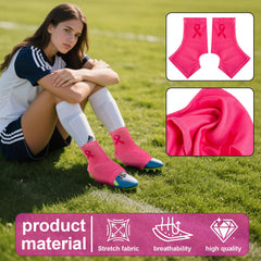 ASIJUNTYECHO spats on cleats in action reducing loose laces and keeping focus