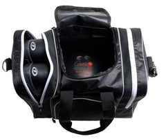 Athletico open bag showing internal layout and organized storage benefit
