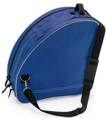 Athletico bag open with ice and inline skates inside benefit: fits up to men's size 13