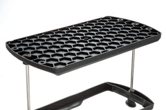attwood 9095-5 close-up of adjustable stainless crossbar demonstrating secure hold