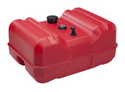 attwood front view of low-profile 12 gallon tank showing compact shape and added capacity