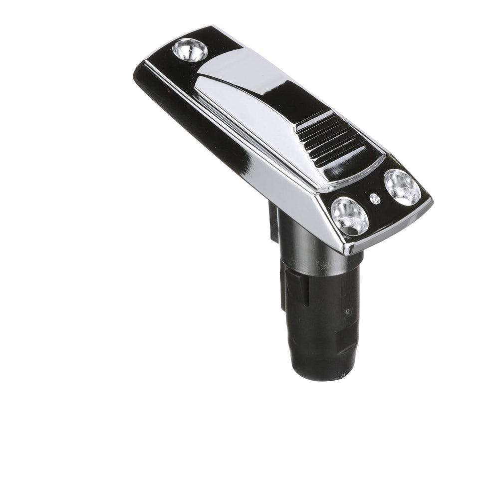 attwood front view of rectangular light base showing mounting flange and clean fit benefit