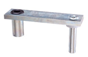attwood Swivl-Eze front view showing compact zinc-plated swivel and install-ready design