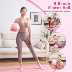 AuroraSynth anti-burst exercise ball closeup providing safe core and balance training
