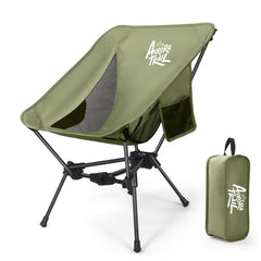 AuroraTrail folded in carry bag showing compact packability and light travel convenience