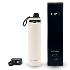 Auryu Oat wide-mouth close-up showing easy ice loading and effortless cleaning benefit