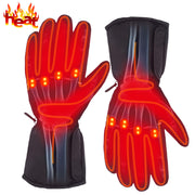 Autocastle front view of gloves showing overall fit and warmth