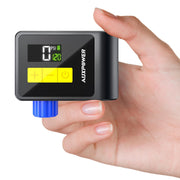 Auxpower mini front view showing compact pump and sleek finish, ideal for portable inflation