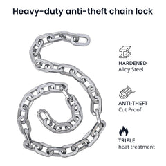 Aventon nylon sleeve detail protecting chain and preventing paint scratches