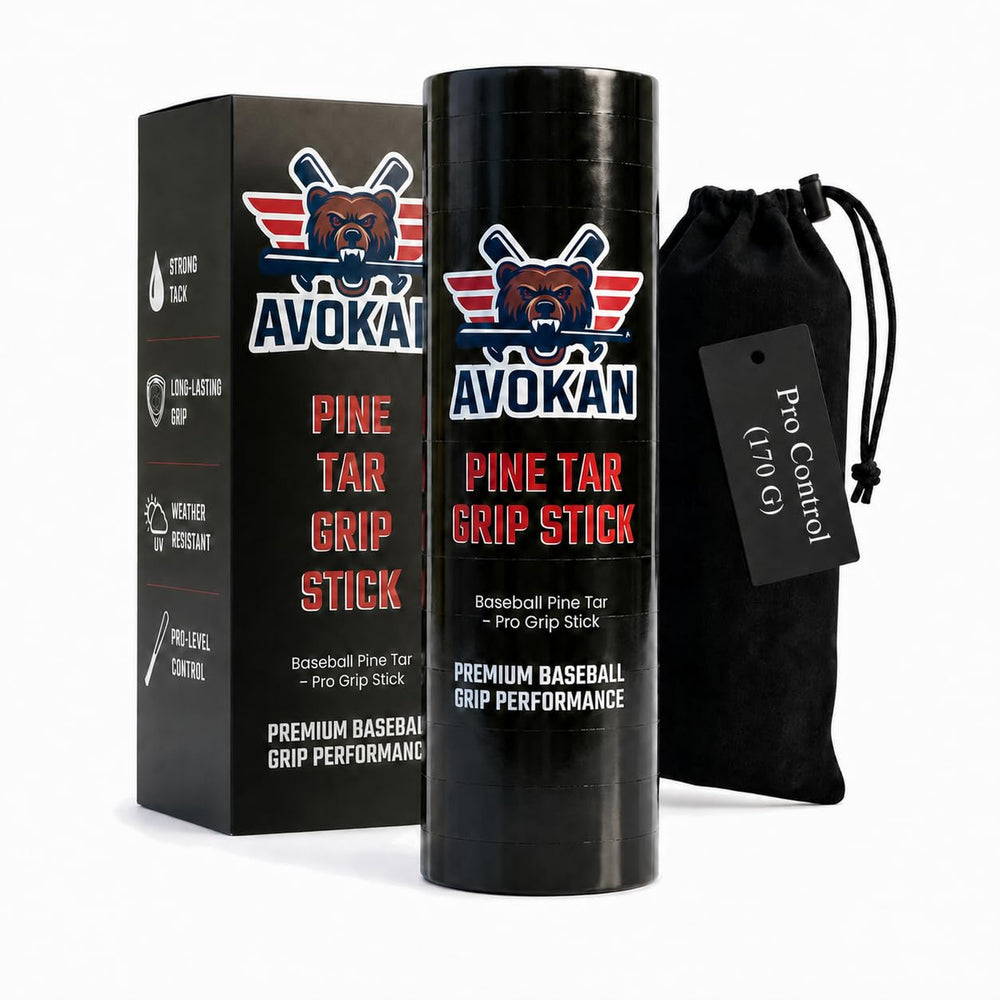 AVOKAN front packaging showing 6 oz pine tar stick for tidy grip