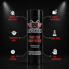 AVOKAN twist-up mechanism applying pine tar for controlled application