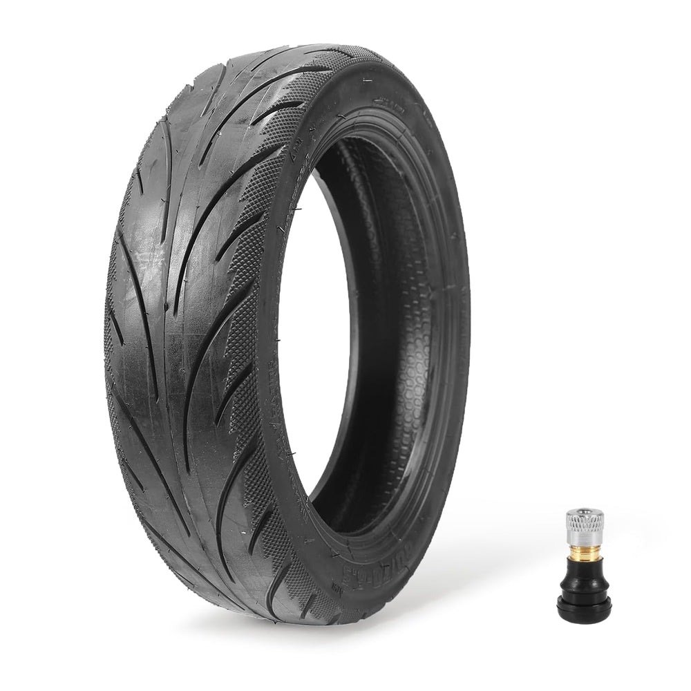 AVOKIN front profile view showing tire shape and fit for quick installation