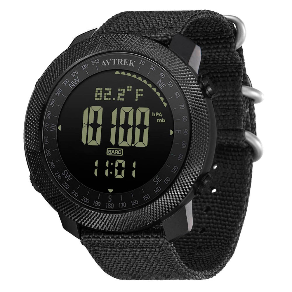 AVTREK front face showing large digits and multi-function display for clear readings