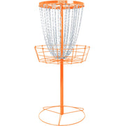 Axiom Discs orange basket front view showing full target and visibility benefit