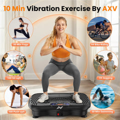 AXV LED display and remote control visible for quick speed and time adjustments