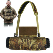 AYAMAYA front view showing camouflage and front pocket, rugged storage benefit