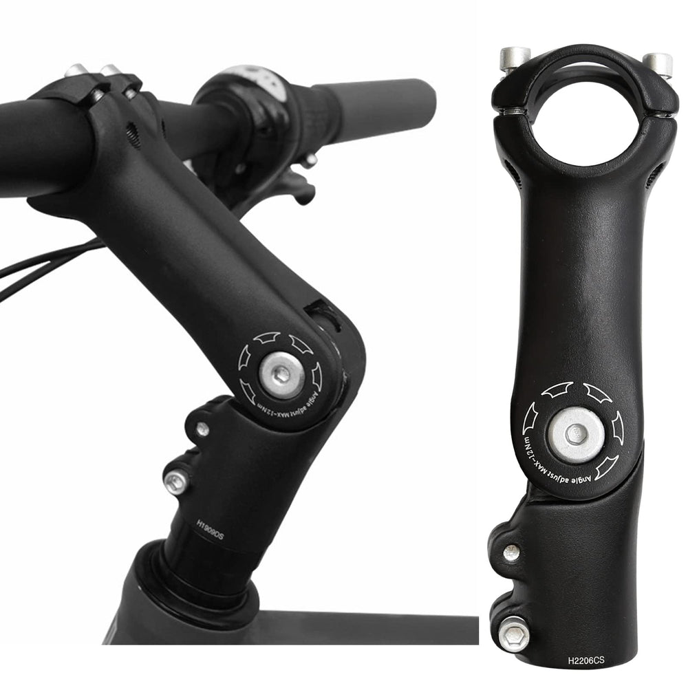 Aynaxcol front view of stem showing secure clamp and clean profile for stability