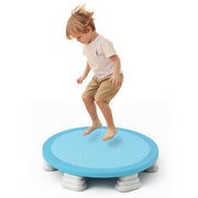 BABAMU front view of mini trampoline showing compact design and safe bounce