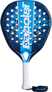Babolat Air Vertuo 2.5 front view showing teardrop shape and balanced design for control