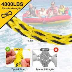 BabyFoxy high-visibility float ball floating on water for safer line visibility