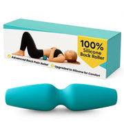Back Rescue Ultra Roll front view showing compact silicone design and comfort benefits