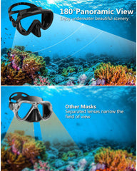 Bairuifu close-up of tempered glass lens for clearer, wider underwater views